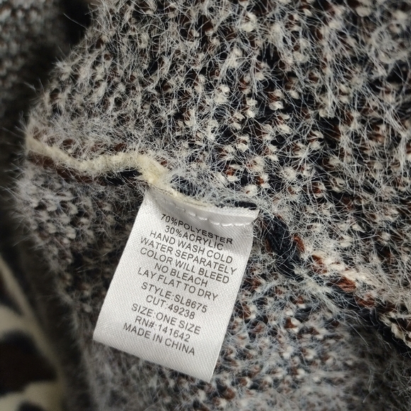 SHE + SKY LEOPARD PRINT CARDIGAN - Picture 11 of 15